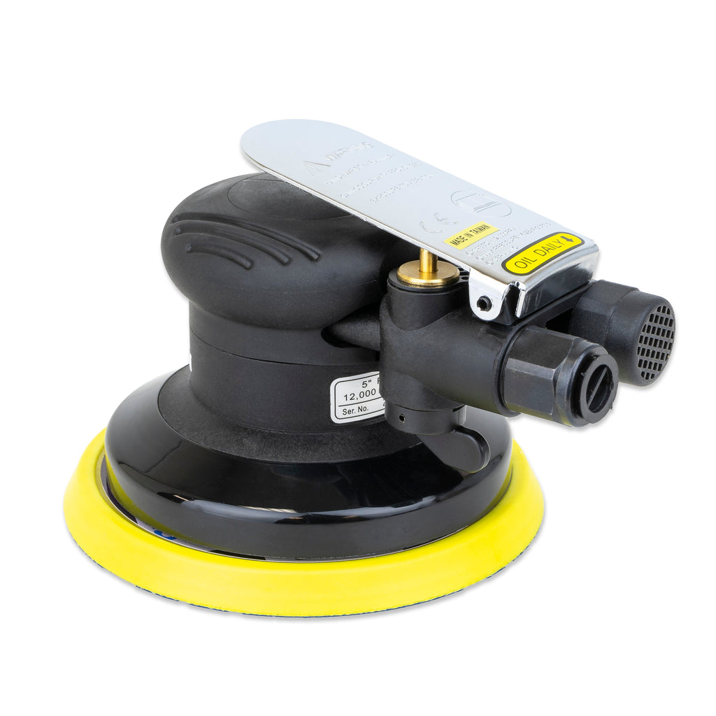 PneuStream Palm Style Air Random Orbital Sander - 3/16" Orbit