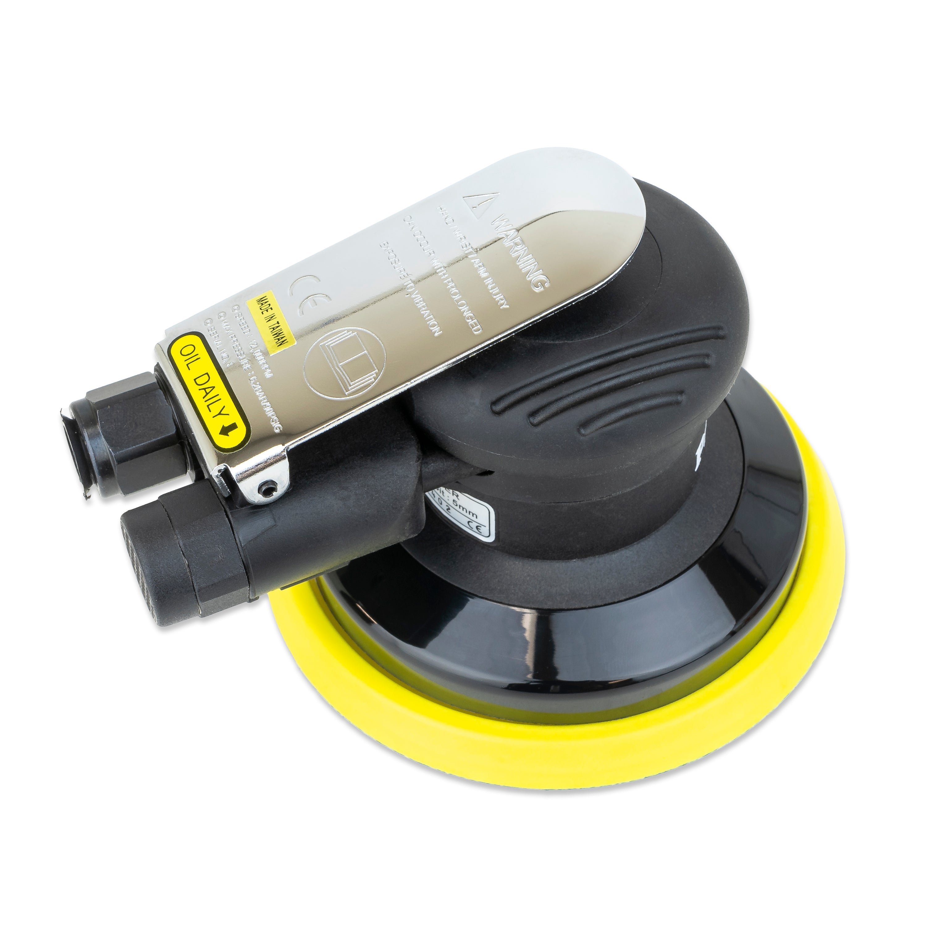 PneuStream Palm Style Air Random Orbital Sander - 3/16" Orbit